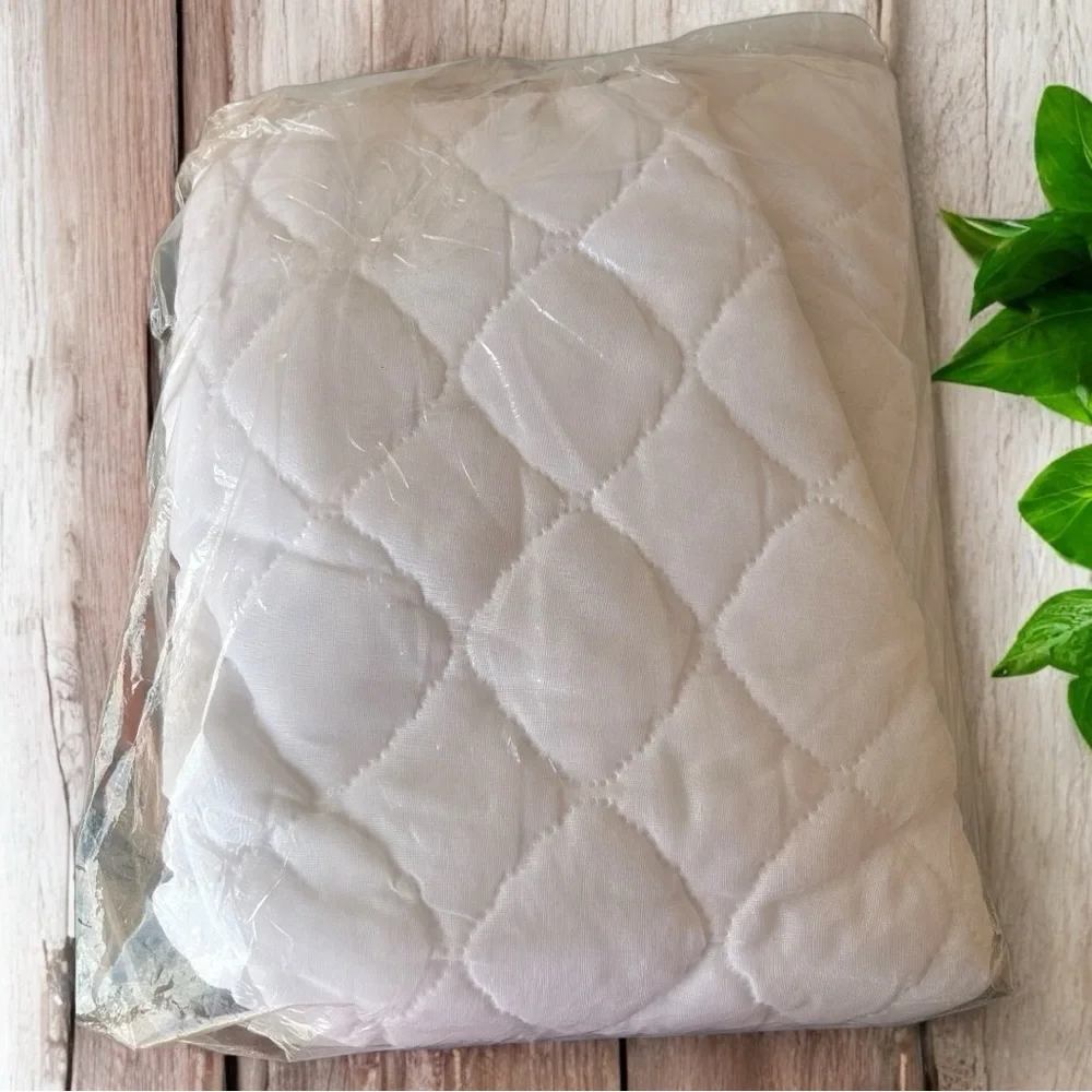 XL Twin Fitted Mattress Pad Lot of 2 New Hypoallergenic Quilted Protector